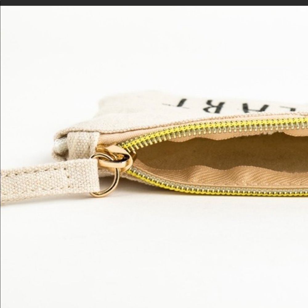 Follow Your Heart Canvas Makeup Pouch - Picture 5 of 5